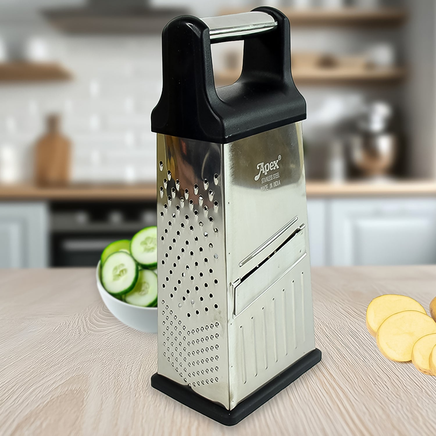 Apex 5-in-1 Master Stainless Steel Multi Slicer And Grater